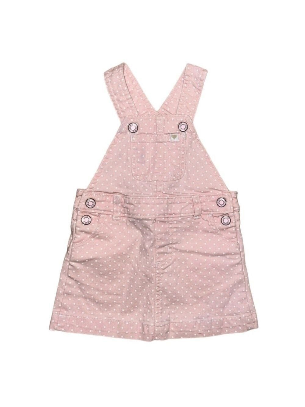 Carter’s Pink Polka Dot Overalls Size 12Months